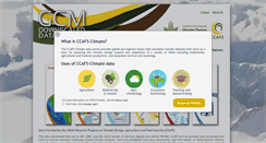 Desktop Screenshot of ccafs-climate.org